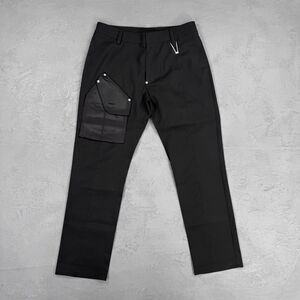 1017 ALYX 9SM Tailoring Cargo Pants in Black Wool Blend Men's IT 50, US 34